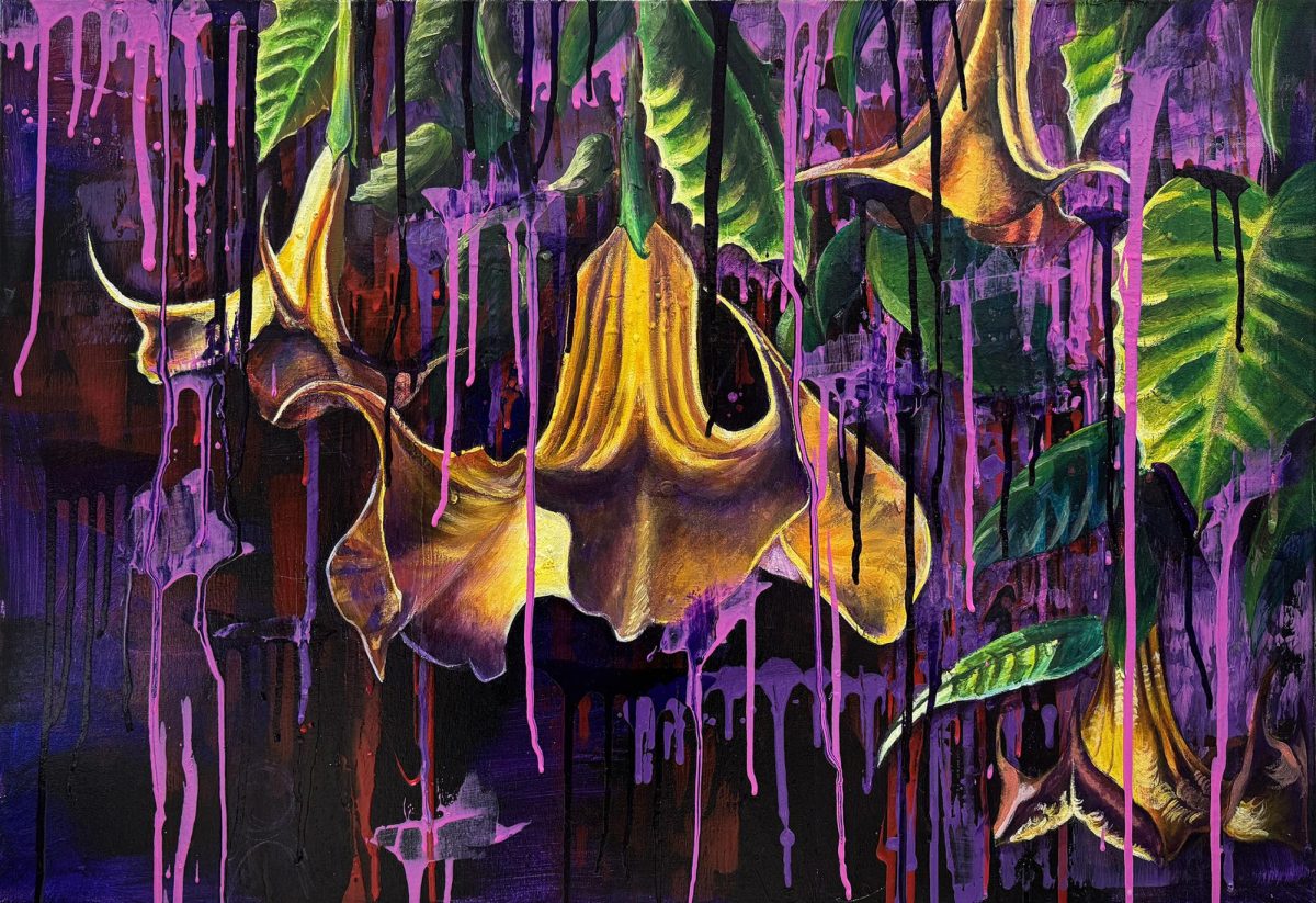 "Angel Trumpets"
Painting by Jasper Munoz