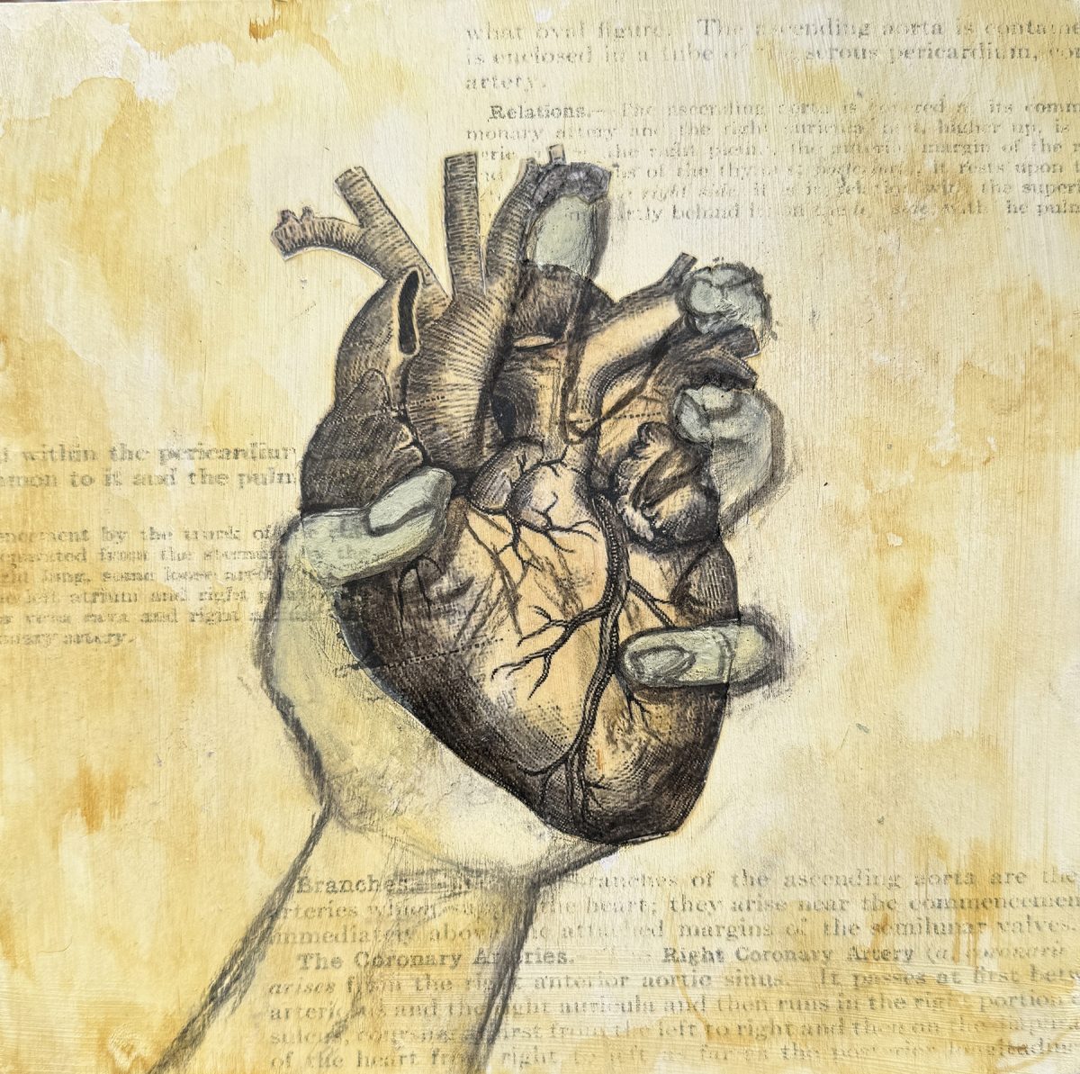 "Blind Rage"
Acrylic, Charcoal, Image Transfer by Reese Pasalodos
