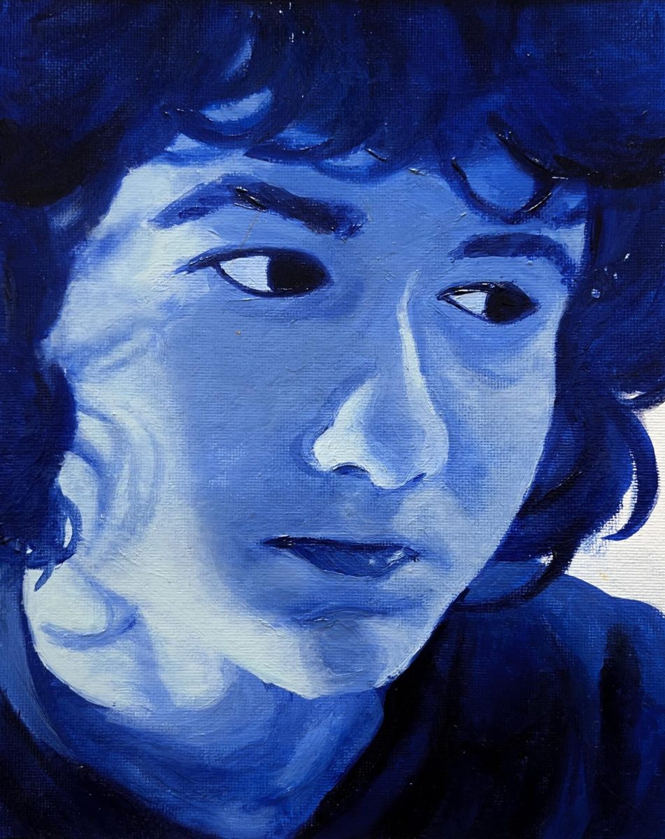 "Monochromatic Gaze"
Oil Paint on Canvas by Mou Petrov