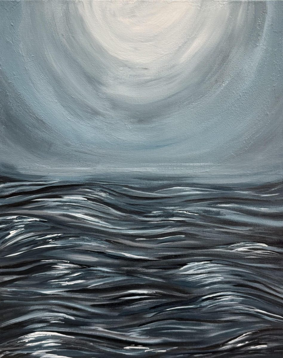 "The Calm Before the Storm"
Acrylic on Canvas by Mia Aquilo
