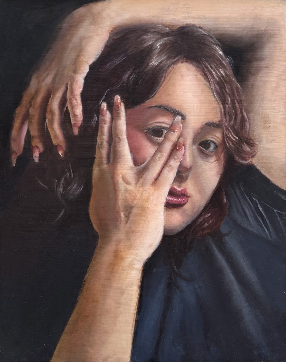 "Self Portrait"
Painting by Elisa Guillerm