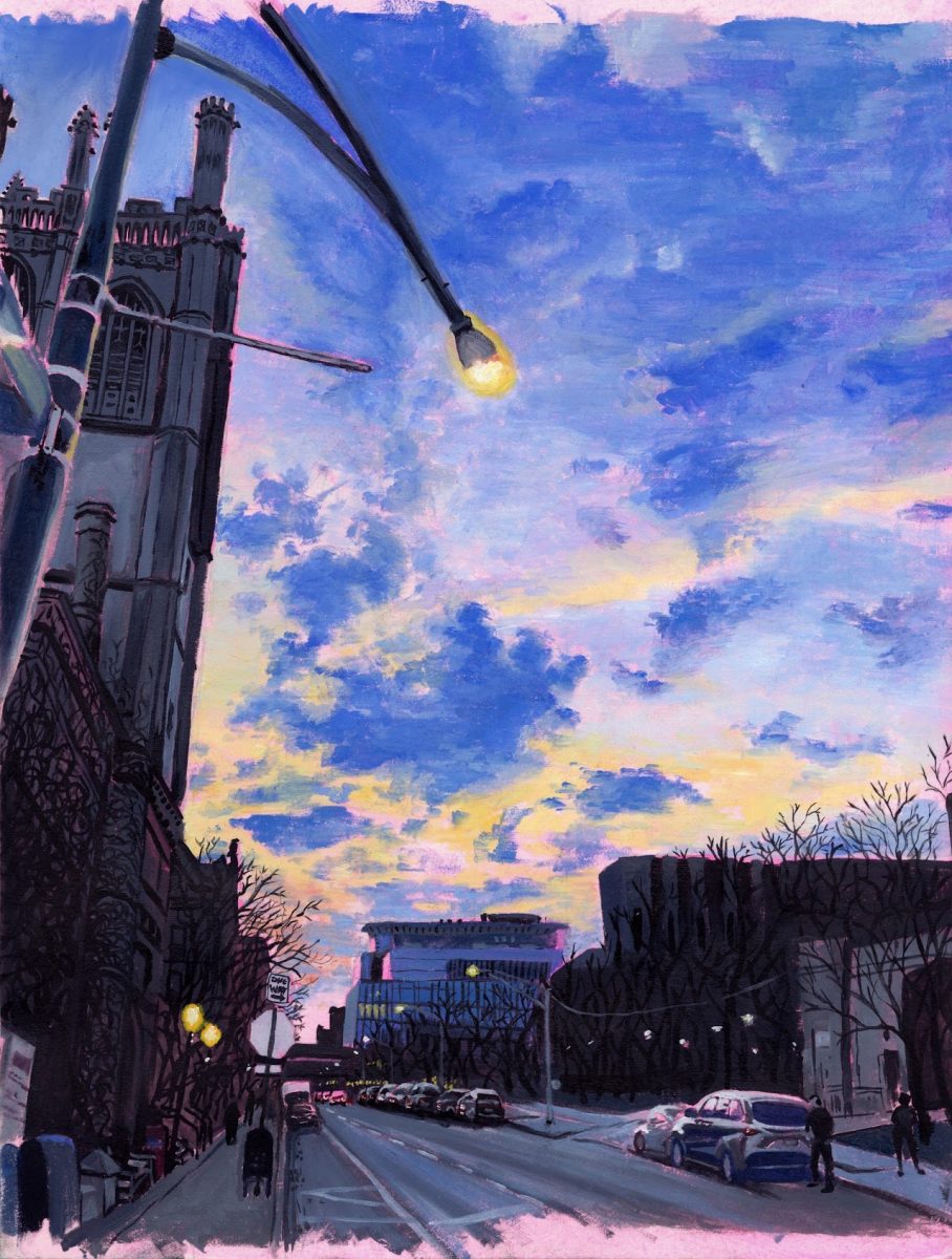 "Walk Home"
Painting by Lina Song
