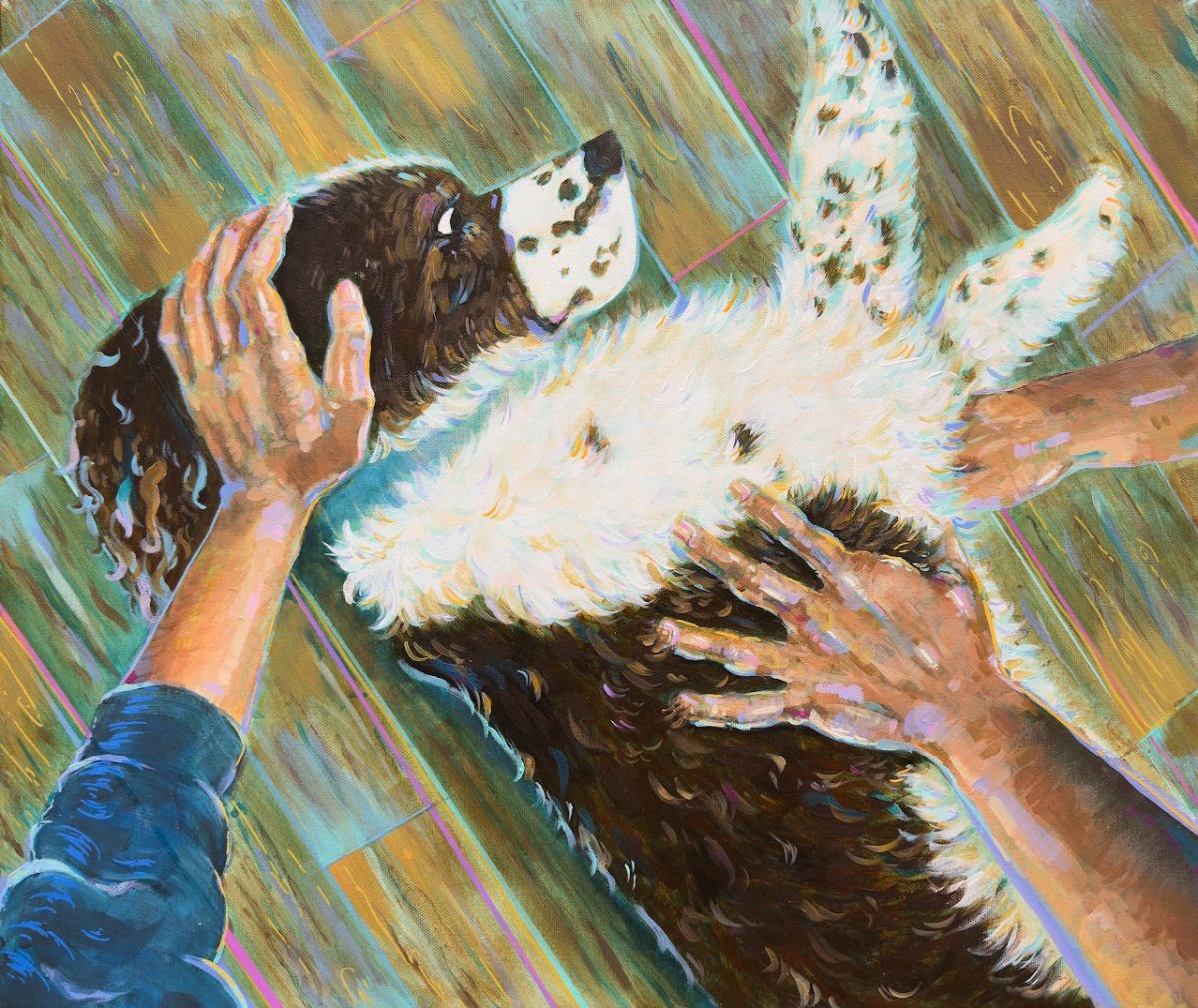 "Best Friend"
Painting by Helena Puentes 