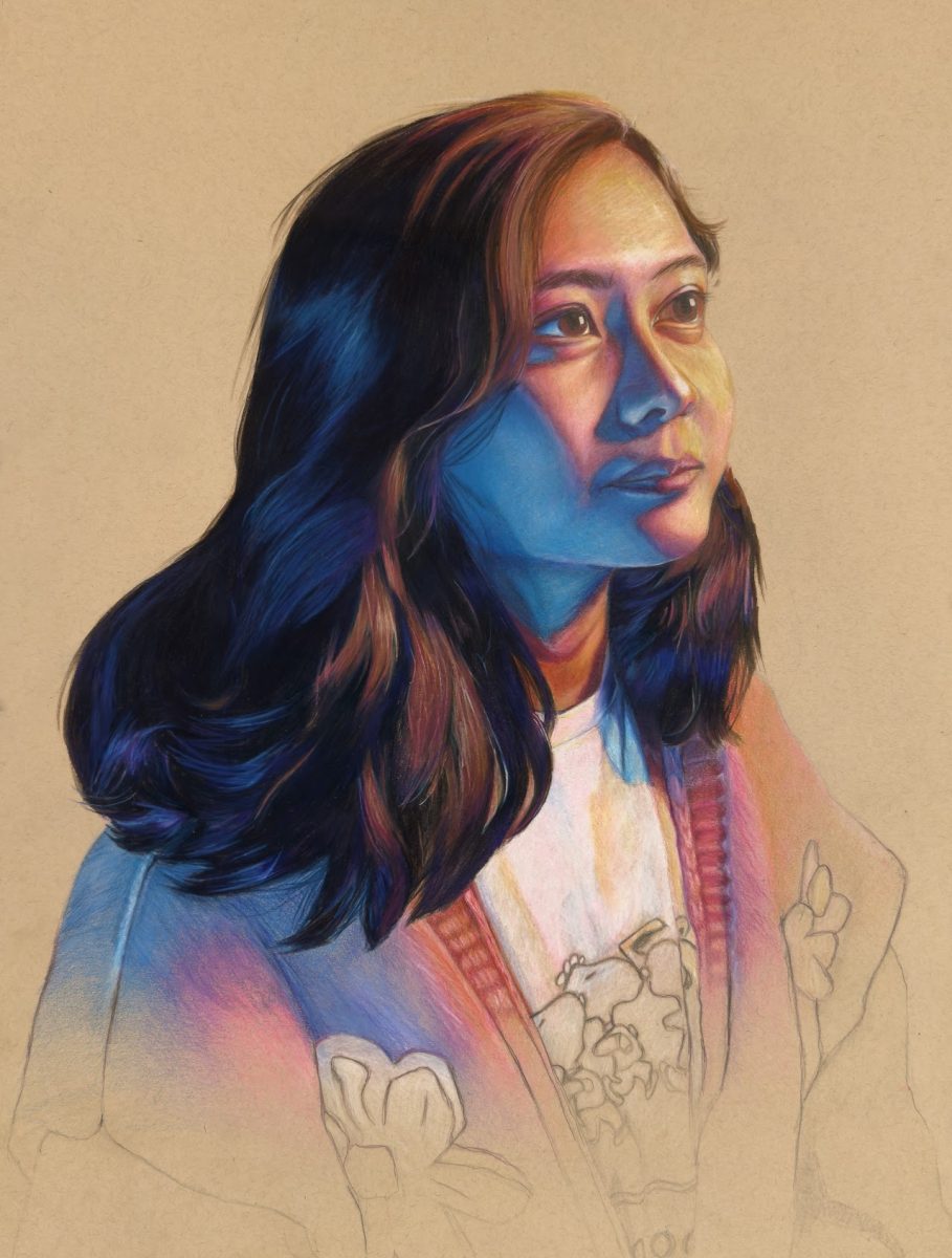 "Self-Portrait"
Drawing by Miranda Pulmano