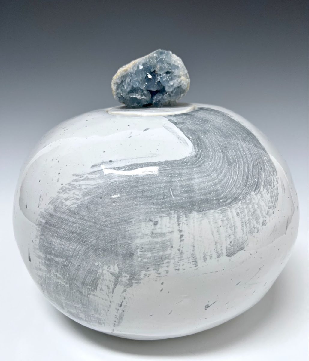"Stone Lidded Vase"
Ceramics & Glass by Catherine Zornada