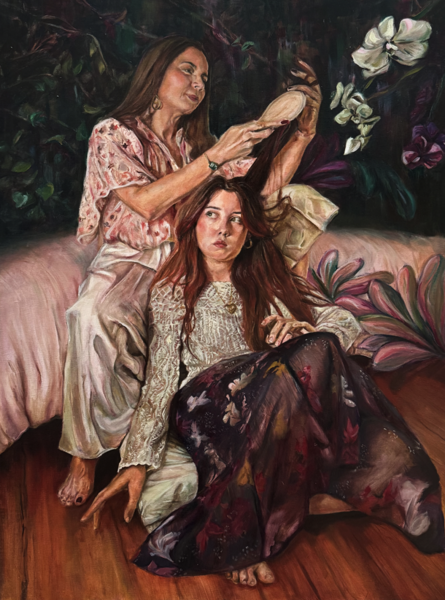 "Mother's Love" 
Painting by Victoria Tortolani