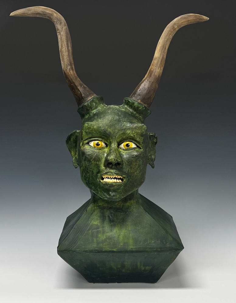 "Face your Fear" 
Ceramics & Glass by Justin Cassini